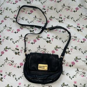 Marc Jacobs Black Leather Crossbody Bag